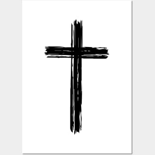 Christian cross Posters and Art